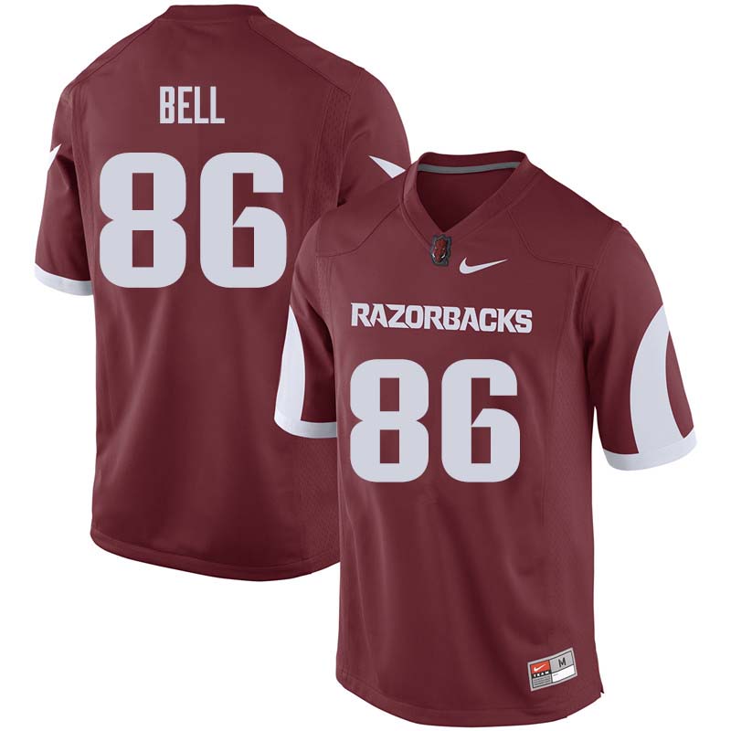 Men #86 Jamario Bell Arkansas Razorback College Football Jerseys Sale-Cardinal